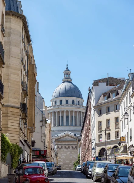 The Pantheon from rue Valette in Paris — Stock Photo, Image