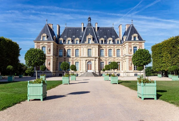 Είσοδος στο Chateau de Sceaux-Hauts-ντε-Σεν, Γαλλία — Φωτογραφία Αρχείου