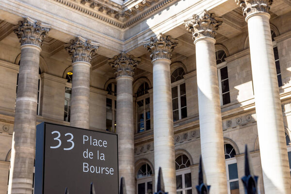 Paris Bourse stock exchange - France