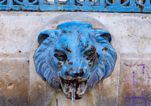 Close-up na fonte sainte-genevieve em Paris, França — Fotografia de Stock