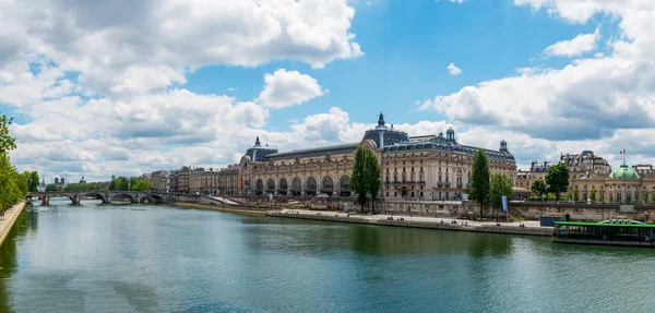 Paris França Junho 2020 Panorâmica Musee Orsay Hotel Salm Rio — Fotografia de Stock