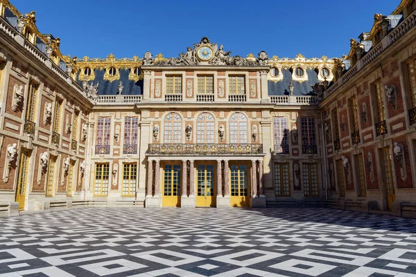 Versailles France July 2020 Marble Courtyard Versailles Palace — Stock Photo, Image