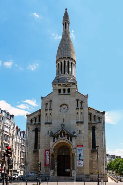 Paris France July 2020 Paroisse Notre Dame Auteuil Church Auteuil — Stock Photo, Image