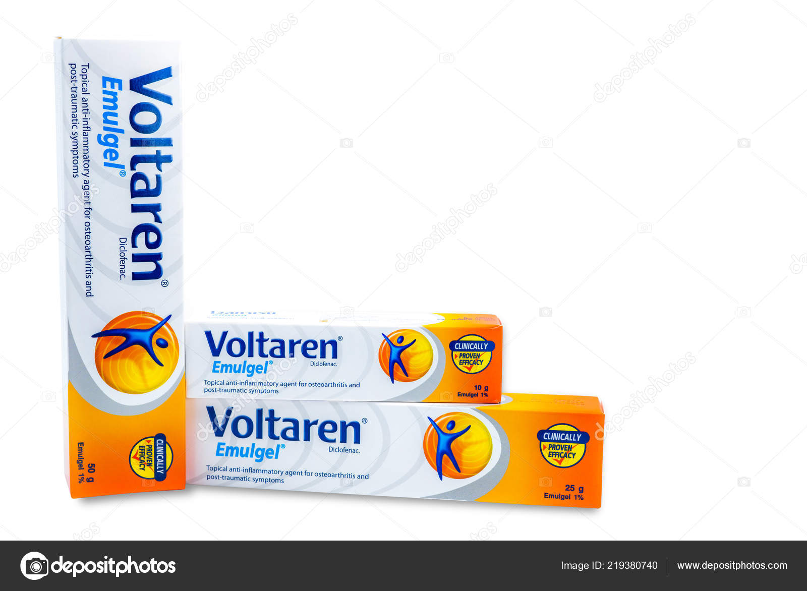 Чонбури Таиланд Августа 2018 Voltaren Emulgel Диклофенак Гель.