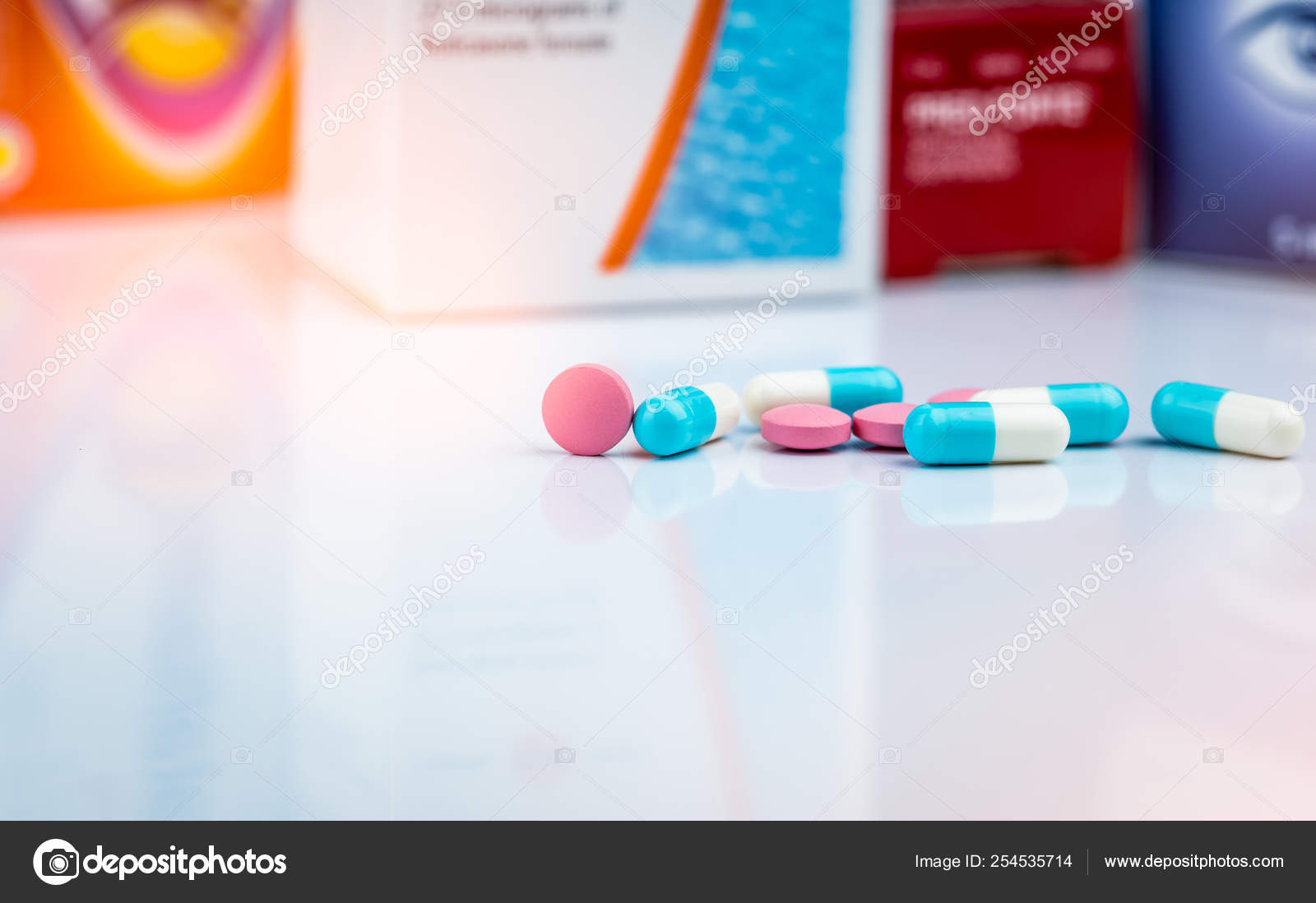 Round Pink Tablets Pill And White Blue Capsule Pills On Blurred Background Of Drug Packaging Painkiller Medicine Drug Use For Treatment Migraine Headache Pharmacy Product Pharmaceutical Industry Stock Photo Image By C Round Pink Tablets Pill And White Blue Capsule Pills On Blurred Background Of Drug Packaging Painkiller Medicine Drug Use For Treatment Migraine Headache Pharmacy Product Pharmaceutical Industry Stock Photo Image By C
