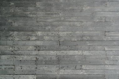 Üst manzara, eski, gri ahşap zemin dokusu arka plan. Ahşap yüzey dokusu arka planı. Üzüntü ve ölüm için gri tahta duvar kağıdı. Ahşap ahşap duvar dokusu arka planı. İç dizayn. Yıpranmış odun.