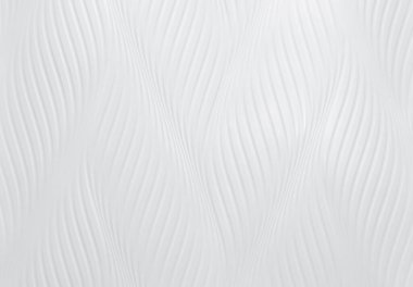 Dalga desenli beyaz beton duvar. Beyaz duvar dokusu soyut arkaplan. Beyaz dalgalı arka planın modern tasarımı. Basit, soyut bir duvar kağıdı. Beyaz, pürüzsüz doku. Beton yüzey. İç duvar.