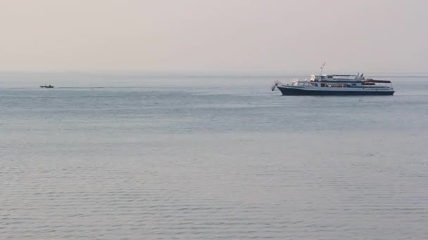 海和船夏天 — 图库视频影像