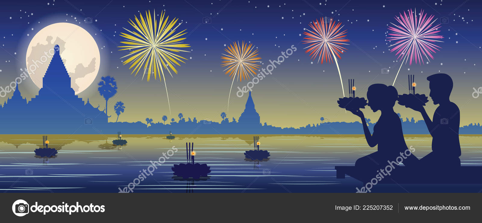 線香花火 Vector Art Stock Images Depositphotos