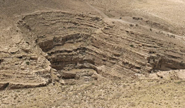 Taş dağları manzara Judean desert İsrail'in