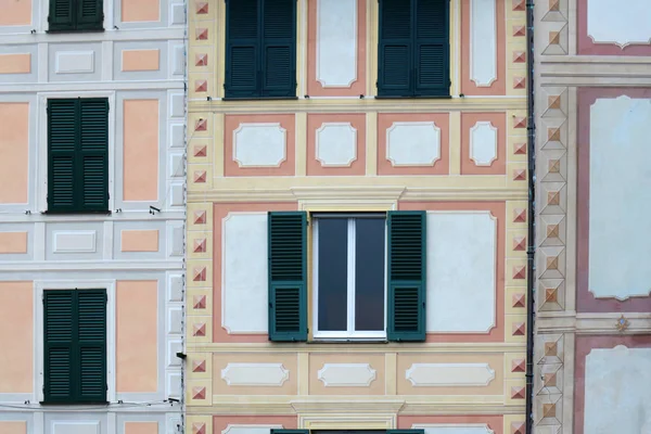 Фон фасада ретро-дома — стоковое фото