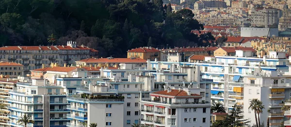 Arquitetura de edifícios antigos em Nice — Fotografia de Stock