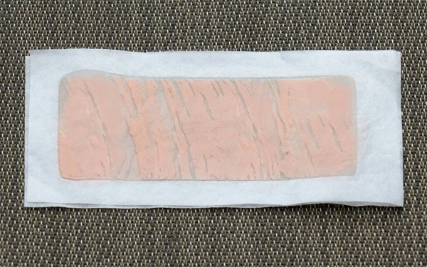 Tira Cera Papel Branco Pronto Para Remoção Cabelo — Fotografia de Stock