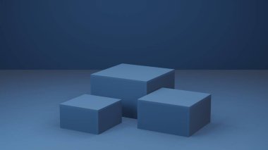 Sahne Düzenleyicisi için 3d canlandırma sahne arkaplanı modellemesi