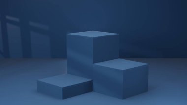 Sahne Düzenleyicisi için 3d canlandırma sahne arkaplanı modellemesi