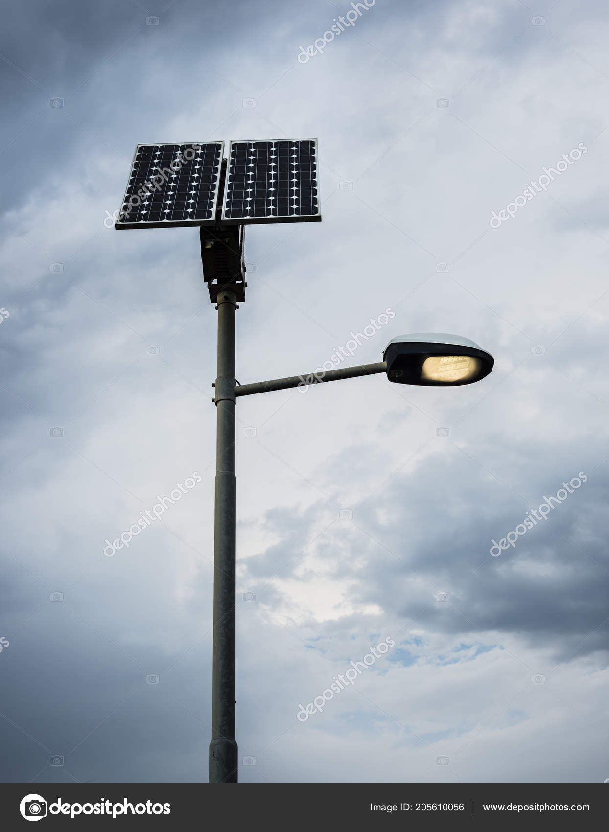 Solar Panel Street Lamp Post Light, Lamp Post Solar Light Street