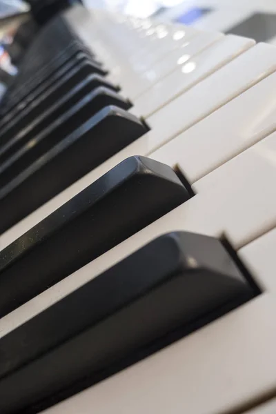 Nahaufnahme Von Klaviertasten — Stockfoto