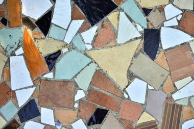 Doku arka planı için kırık karomozaik deseni.