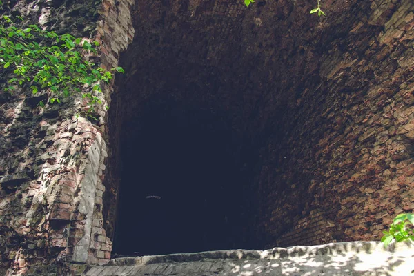 Tunel Ruines Fort Trakanov Région Rivne Ukraine — Photo