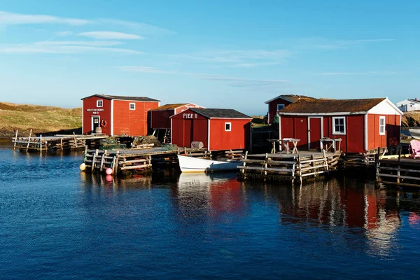 Geleneksel Newfoundland Labrador Balıkçılık Aşamaları — Stok fotoğraf