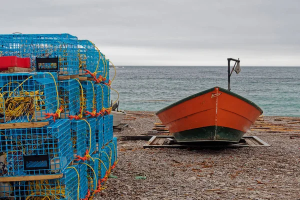 Newfoundland Labrador Kanada Küçük Bir Balıkçı Teknesi — Stok fotoğraf