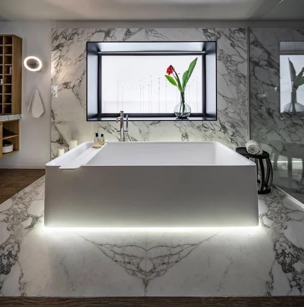 Salle de bain dans un style moderne — Photo