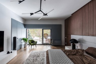 Yatak odasında modern tarz