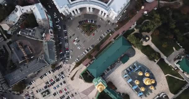 Stadtbild von Kyiw in der Ukraine — Stockvideo
