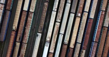 Tren arabaları demiryolu parça