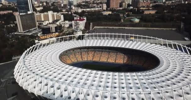 Estádio de futebol em Kiev — Vídeo de Stock