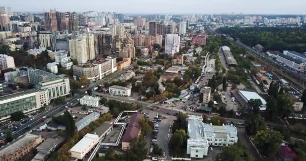 Cityscape de Kiev na Ucrânia — Vídeo de Stock