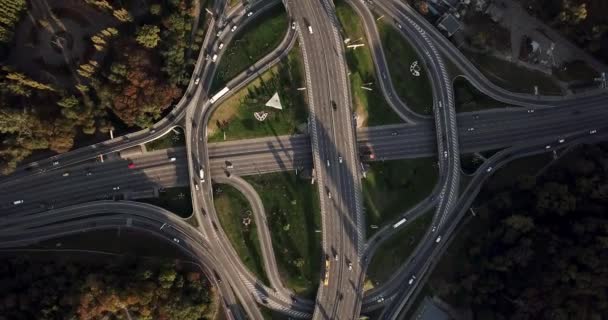 Enregistrement aérien du paysage urbain de Kiev 