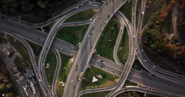 Enregistrement aérien du paysage urbain de Kiev 