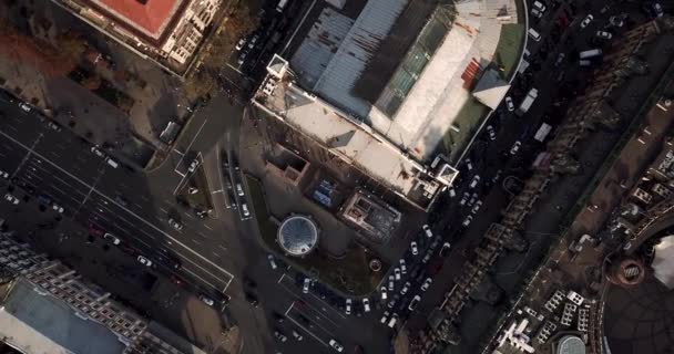 Aerial inspelning av Kiev stadsbilden — Stockvideo