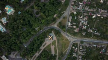 Chernihiv cityscape hava kayıt