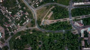 Chernihiv cityscape hava kayıt