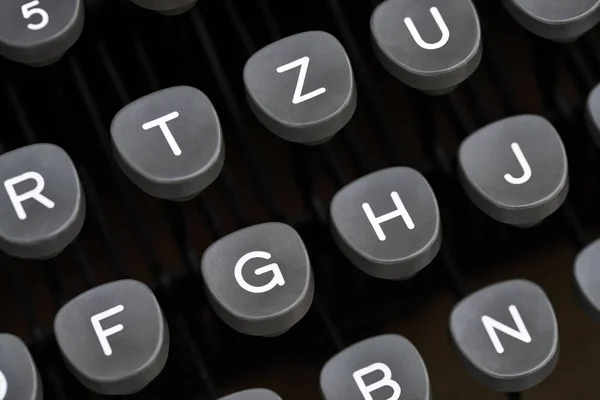 Retro typewriter in studio — Stock Photo, Image