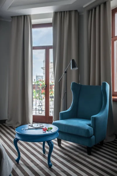Elegáns szállodai szobákban — Stock Fotó