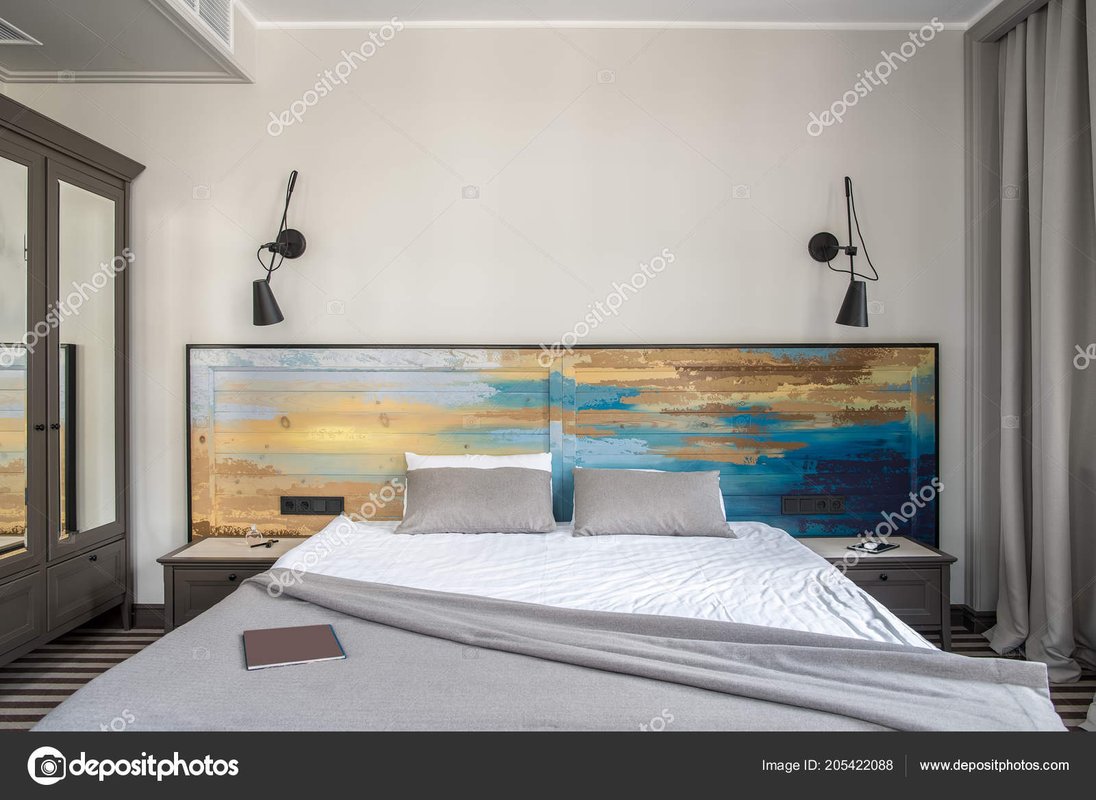 Stylish Hotel Room Stock Photo C Bezikus 205422088