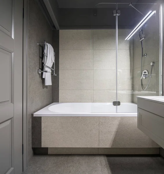 Stylish bathroom in hotel — Stock Photo, Image