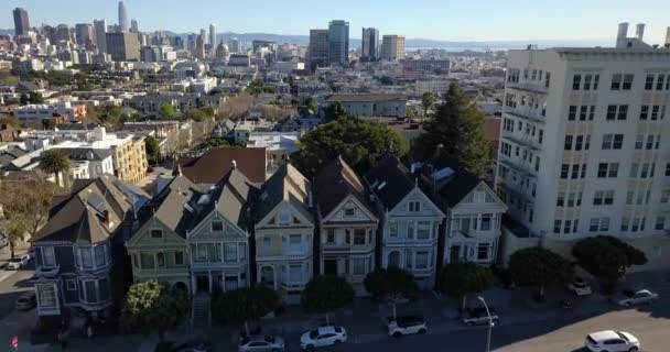 Sonniges stadtbild von san francisco in usa — Stockvideo