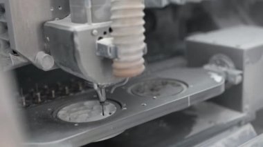Diş freze sürecinde oyma, Closeup görünümü