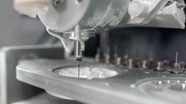 Diş freze sürecinde oyma, Closeup görünümü
