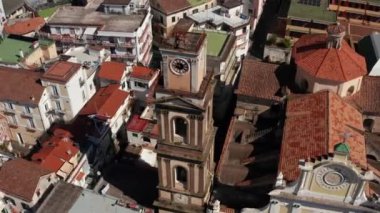 İtalya'nın Minori eski kentinde görünüm