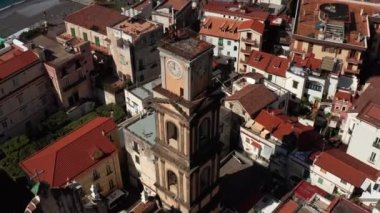 İtalya'nın Minori eski kentinde görünüm