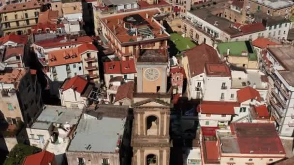 Utsikt på gamla stan i Minori i Italien — Stockvideo