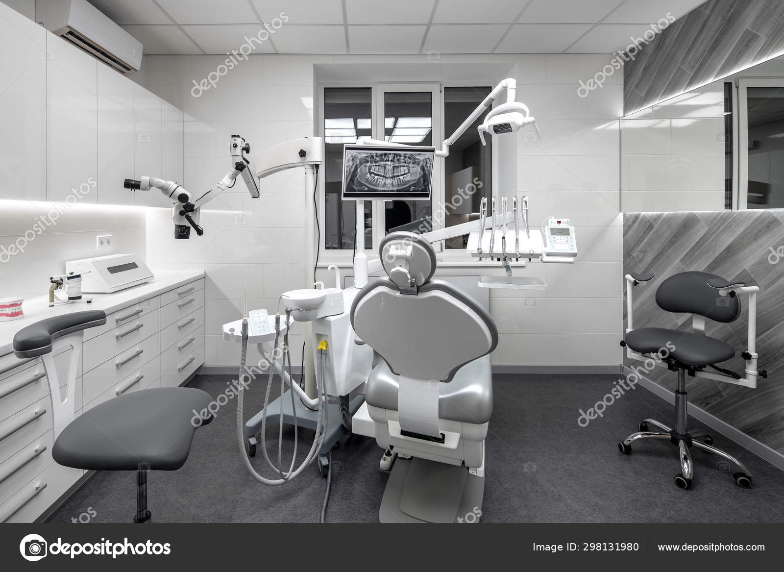 Contemporary Dental Clinic With Light Interior And Hi Tech