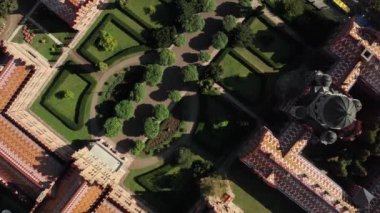 View from above at old Chernivtsi University in Ukraine