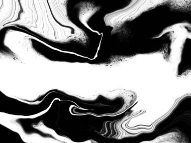 Soyut siyah-beyaz mermer benzeri mürekkep çizimi arka plan. Yüksek çözünürlüklü jpg dosyası, projeleriniz için mükemmel.