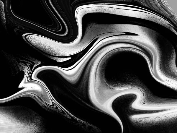 Abstrakt svart och vit marmor-liknande bläck ritning bakgrund. Högupplöst jpg-fil, perfekt för dina projekt. — Stockfoto